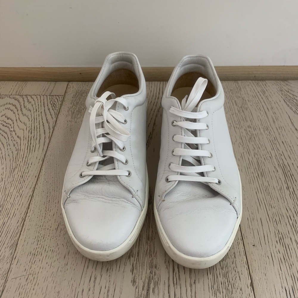 Rag & Bone White Leather Sneakers